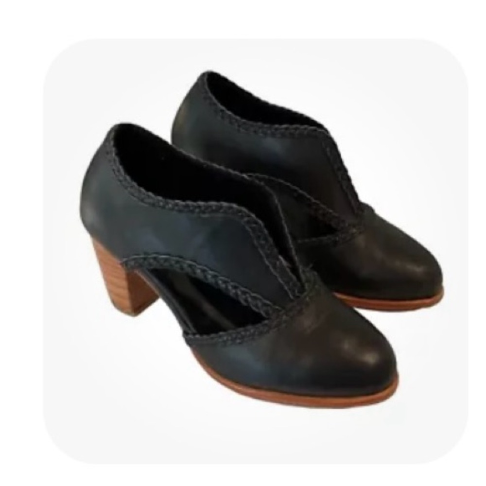 Black ankle boots
